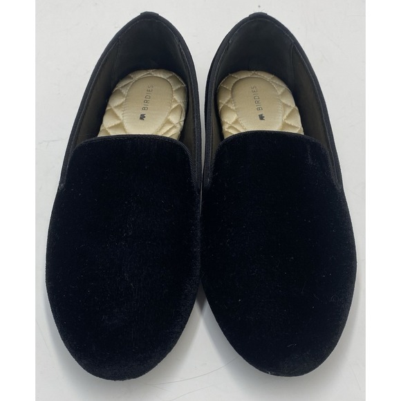 Birdies‎ Women\'s The Starling Velvet Loafers Black Size 6